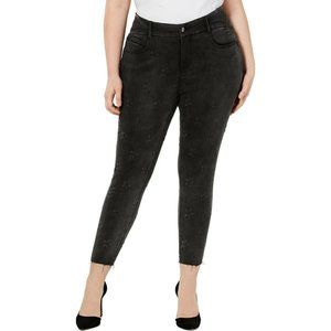 YSJ 16W Black Galaxy Stars Skinny Jeans NWT AU51